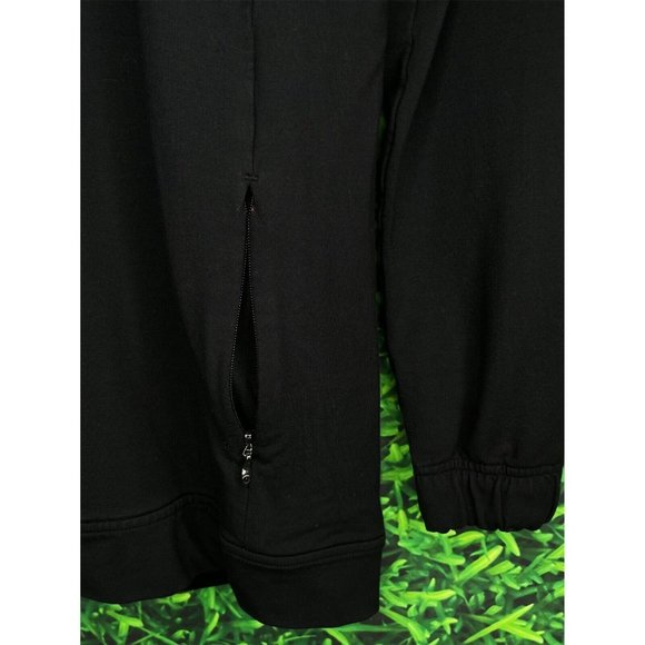 Lululemon Black Mock Cowl Funnel Neck Pullover Sweatshirt Drawstring Womens Sz 4 - Picture 2 of 6